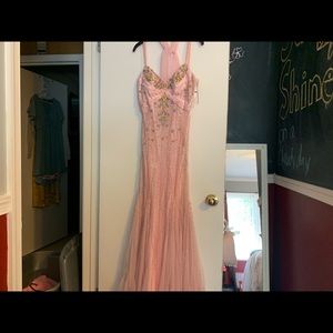 Jovani Pink Mermaid Gown